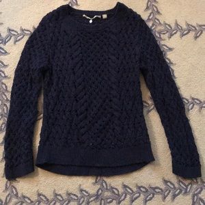 Anthropologie cable knit sweater